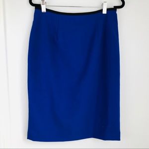Calvin Klein | Blue Black Pencil Skirt